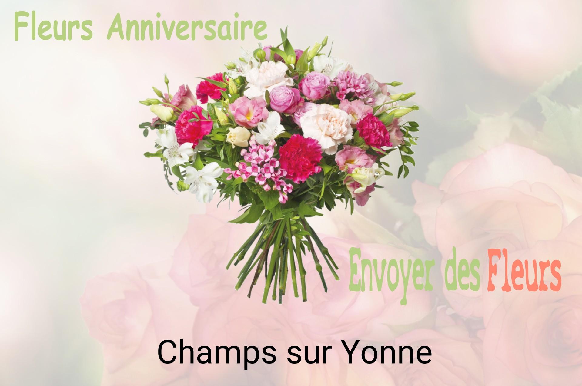 Bouquet de fleurs d’anniversaire livré à Champs-sur-Yonne